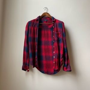 Womens Red/Black Flannel